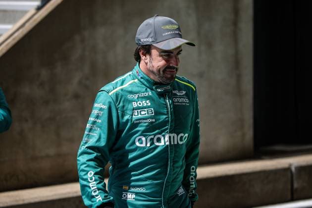 14 Fernando Alonso (ESP, Aston Martin Aramco F1 Team), F1 Grand Prix of Great Britain at Silverstone Circuit on July 6, 2024 in Silverstone, Great Britain. (Photo by HOCH ZWEI) Silverstone Great Britain