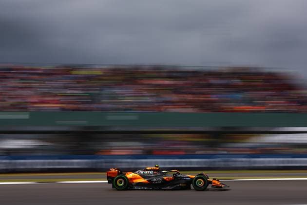 4 Lando Norris (GBR, McLaren Formula 1 Team), F1 Grand Prix of Great Britain at Silverstone Circuit on July 6, 2024 in Silverstone, Great Britain. (Photo by HOCH ZWEI) Silverstone Great Britain