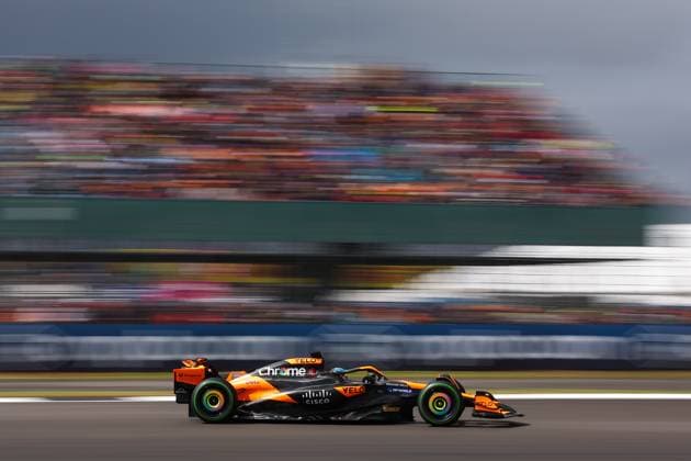 81 Oscar Piastri (AUS, McLaren Formula 1 Team), F1 Grand Prix of Great Britain at Silverstone Circuit on July 6, 2024 in Silverstone, Great Britain. (Photo by HOCH ZWEI) Silverstone Great Britain