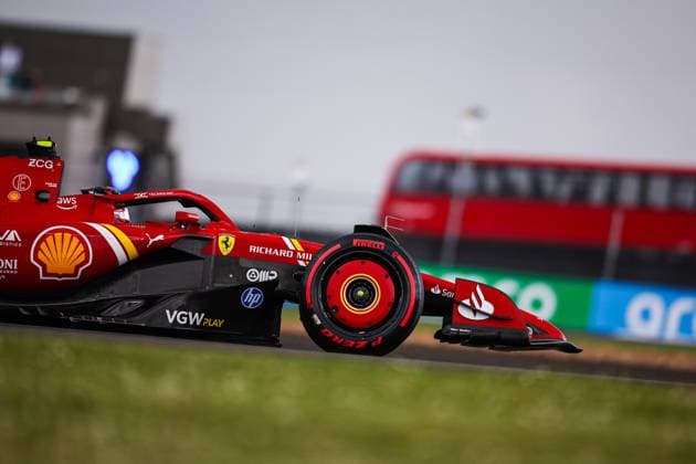 55 Carlos Sainz (ESP, Scuderia Ferrari HP), F1 Grand Prix of Great Britain at Silverstone Circuit on July 6, 2024 in Silverstone, Great Britain. (Photo by HOCH ZWEI) Silverstone Great Britain