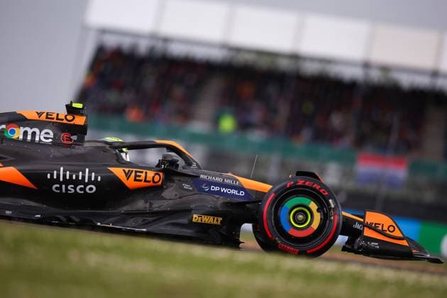 4 Lando Norris (GBR, McLaren Formula 1 Team), F1 Grand Prix of Great Britain at Silverstone Circuit on July 6, 2024 in Silverstone, Great Britain. (Photo by HOCH ZWEI) Silverstone Great Britain