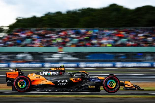 4 Lando Norris (GBR, McLaren Formula 1 Team), F1 Grand Prix of Great Britain at Silverstone Circuit on July 6, 2024 in Silverstone, Great Britain. (Photo by HOCH ZWEI) Silverstone Great Britain