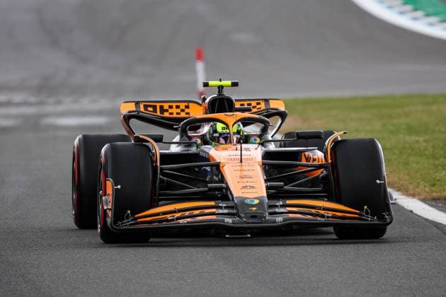 4 Lando Norris (GBR, McLaren Formula 1 Team), F1 Grand Prix of Great Britain at Silverstone Circuit on July 6, 2024 in Silverstone, Great Britain. (Photo by HOCH ZWEI) Silverstone Great Britain