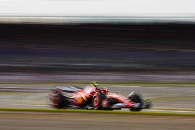 55 Carlos Sainz (ESP, Scuderia Ferrari HP), F1 Grand Prix of Great Britain at Silverstone Circuit on July 6, 2024 in Silverstone, Great Britain. (Photo by HOCH ZWEI) Silverstone Great Britain