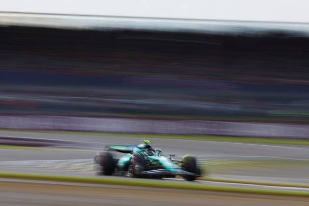14 Fernando Alonso (ESP, Aston Martin Aramco F1 Team), F1 Grand Prix of Great Britain at Silverstone Circuit on July 6, 2024 in Silverstone, Great Britain. (Photo by HOCH ZWEI) Silverstone Great Britain