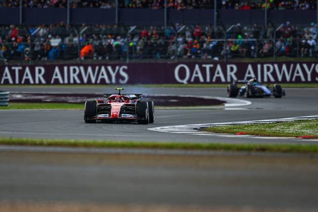 55 Carlos Sainz (ESP, Scuderia Ferrari HP), F1 Grand Prix of Great Britain at Silverstone Circuit on July 6, 2024 in Silverstone, Great Britain. (Photo by HOCH ZWEI) Silverstone Great Britain