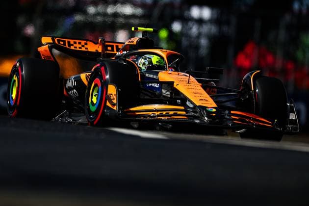 4 Lando Norris (GBR, McLaren Formula 1 Team), F1 Grand Prix of Great Britain at Silverstone Circuit on July 6, 2024 in Silverstone, Great Britain. (Photo by HOCH ZWEI) Silverstone Great Britain