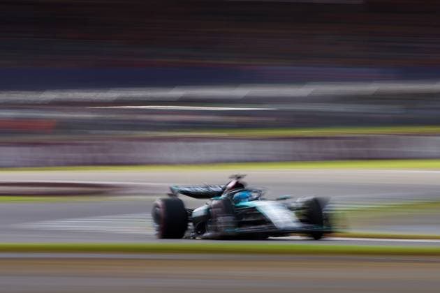 63 George Russell (GBR, Mercedes-AMG Petronas F1 Team), F1 Grand Prix of Great Britain at Silverstone Circuit on July 6, 2024 in Silverstone, Great Britain. (Photo by HOCH ZWEI) Silverstone Great Britain