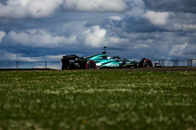 18 Lance Stroll (CAN, Aston Martin Aramco F1 Team), F1 Grand Prix of Great Britain at Silverstone Circuit on July 6, 2024 in Silverstone, Great Britain. (Photo by HOCH ZWEI) Silverstone Great Britain