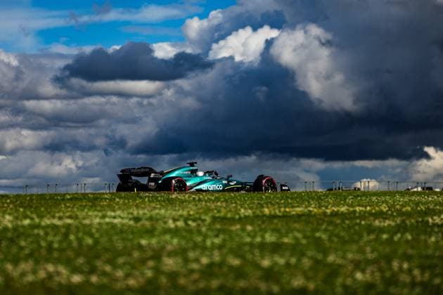 18 Lance Stroll (CAN, Aston Martin Aramco F1 Team), F1 Grand Prix of Great Britain at Silverstone Circuit on July 6, 2024 in Silverstone, Great Britain. (Photo by HOCH ZWEI) Silverstone Great Britain