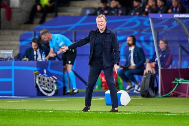 Ronald Koeman (Niederlande, Trainer), GER, UEFA EURO, EM, Europameisterschaft,Fussball 2024, Fussball Herren, UEFA EM 2024, Viertelfinale, Quarter-finals, Niederlande vs. Tuerkei, Netherlands vs. Tuerkiye, 06.07.2024. GER, UEFA Euro 2024, Fussball Herren, UEFA EM 2024, Viertelfinale, Quarter-finals, Niederlande vs. Tuerkei, Netherlands vs. Tuerkiye, 06.07.2024. Berlin Copyright: xEibner-Pressefotox xClaudiusxRauchx EP_CRH