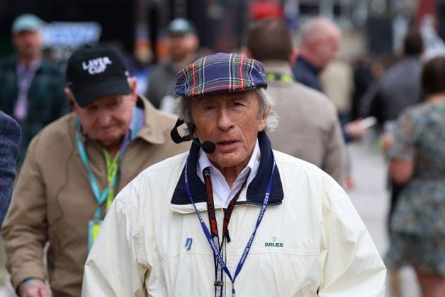 06.07.2024, xrarjax, Motorsport FIA Formel 1, Großer Preis von Großbritannien 2024 emspor, v.l. Sir Jacky Stewart Silverstone