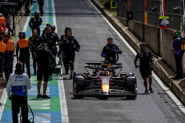 SILVERSTONE, UNITED KINGDOM: Max Verstappen, racing for the Red Bull Racing team during the 2024 Formula 1 British Grand Prix at the Silverstone Circuit in Silverstone, United Kingdom