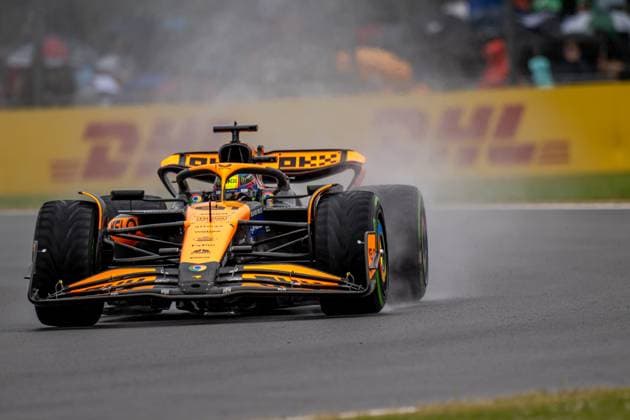SILVERSTONE, UNITED KINGDOM: Oscar Piastri, racing for the McLaren F1 team during the 2024 Formula 1 British Grand Prix at the Silverstone Circuit in Silverstone, United Kingdom