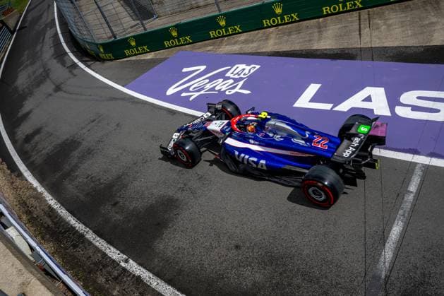 SILVERSTONE, UNITED KINGDOM: Yuki Tsunoda, racing for the Racing Bulls team during the 2024 Formula 1 British Grand Prix at the Silverstone Circuit in Silverstone, United Kingdom