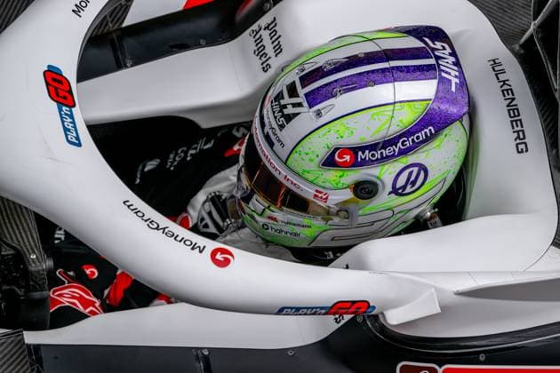 SILVERSTONE, UNITED KINGDOM: Nico Hulkenberg, racing for the Haas F1 team during the 2024 Formula 1 British Grand Prix at the Silverstone Circuit in Silverstone, United Kingdom