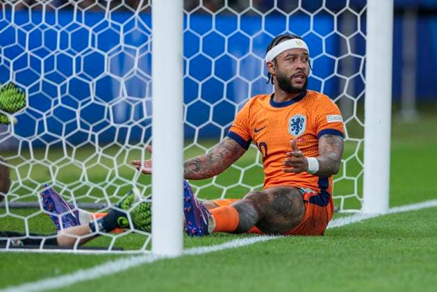 UEFA EURO, EM, Europameisterschaft,Fussball 2024: Niederlande - Türkei; 06.07.2024 Memphis Depay (Niederlande, 10). UEFA EURO 2024: Viertelfinale: Niederlande - Türkei; Olympiastadion Berlin, Berlin am 06.07.2024 Copyright: xBEAUTIFULxSPORTS Meuselx