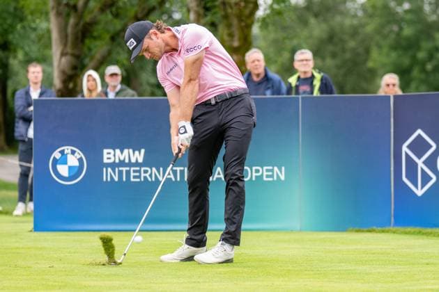 Freddy Schott, Abschlag, BMW International Open 2024, Golf, 07.07.2024 Muenchen Bayern Deutschland