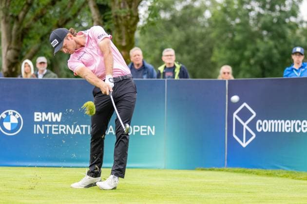 Freddy Schott, Abschlag, BMW International Open 2024, Golf, 07.07.2024 Muenchen Bayern Deutschland