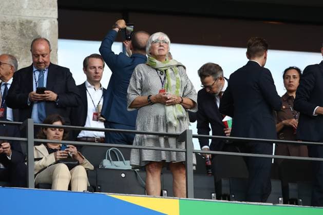 06.07.2024, xtgx, Fussball EM 2024 1 4 Finale, Niederlande - Tuerkei emspor, v.l. Claudia Roth (Gruene) (DFL DFB REGULATIONS PROHIBIT ANY USE OF PHOTOGRAPHS as IMAGE SEQUENCES and or QUASI-VIDEO) Berlin