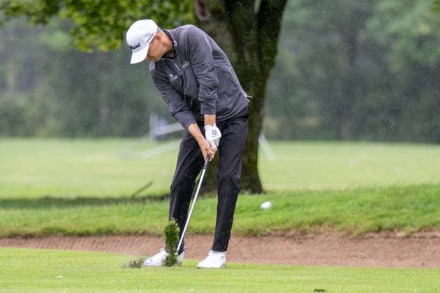 Jermey Paul schlaegt den Golfball, BMW International Open 2024, Golf, 07.07.2024 Muenchen Bayern Deutschland