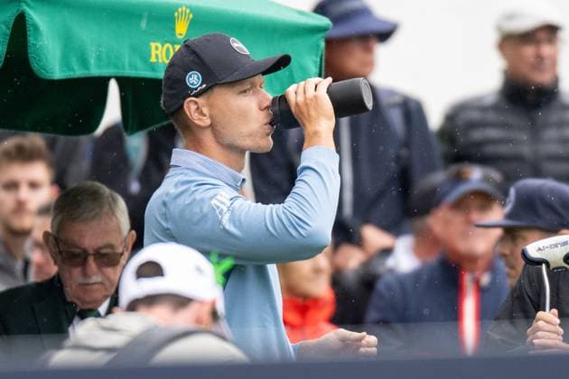 Matti Schmid wartet auf den Abschlag, BMW International Open 2024, Golf, 07.07.2024 Muenchen Bayern Deutschland
