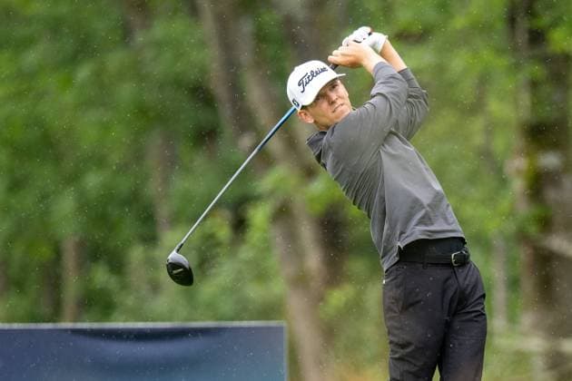 Jeremy Paul beim Abschlag, BMW International Open 2024, Golf, 07.07.2024 Muenchen Bayern Deutschland