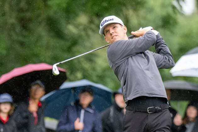 Jeremy Paul beim Abschlag, BMW International Open 2024, Golf, 07.07.2024 Muenchen Bayern Deutschland