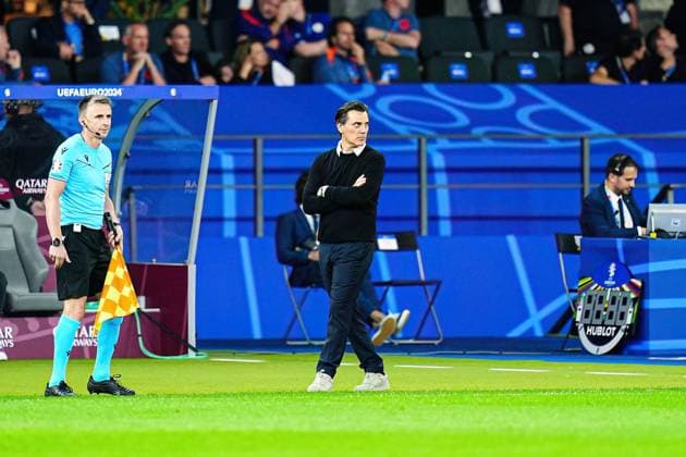 Vincenzo Montella (Tuerkei, Trainer) GER, Niederlande vs. Tuerkei, Fussball Europameisterschaft, UEFA EURO, EM, Europameisterschaft,Fussball 2024, Viertelfinale, 06.07.2024 GER, Niederlande vs. Tuerkei, Fussball Europameisterschaft, UEFA Euro 2024, Viertelfinale, 06.07.2024 Berlin Copyright: xEibner-Pressefoto MarcelxvonxFehrnx EP_MFN