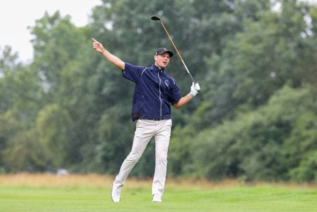 Martin Kaymer (GER) auf dem Fairway, BMW International Open 2024, Golf, DP World Tour, Herren, Finale, 07.07.2024 Moosinning Bayern Deutschland