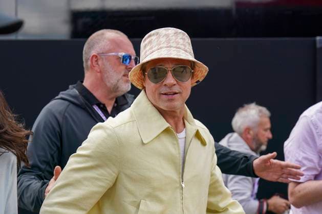 Formula One British Grand Prix Brad Pitt during the Formula One Qatar Airways British Grand Prix at the Silverstone Circuit, Silverstone, England, United Kingdom on 7 July 2024 Editorial use only. All images are copyright Every Second Media Limited. No images may be reproduced without prior permission. Copyright: xIMAGO EveryxSecondxMediax ESM-1049-0006