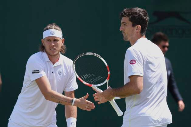 Sebastian Ofner Sam Weissborn, Herren Doppel Tennis - Wimbledon 2021 - Grand Slam ITF ATP, Tennis Herren WTA, Tennis Damen - AELTC - London - - Great Britain - 7 July 2024. Copyright: xJuergenxHasenkopfx