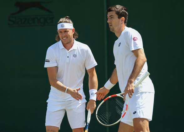 Sebastian Ofner Sam Weissborn, Herren Doppel Tennis - Wimbledon 2021 - Grand Slam ITF ATP, Tennis Herren WTA, Tennis Damen - AELTC - London - - Great Britain - 7 July 2024. Copyright: xJuergenxHasenkopfx