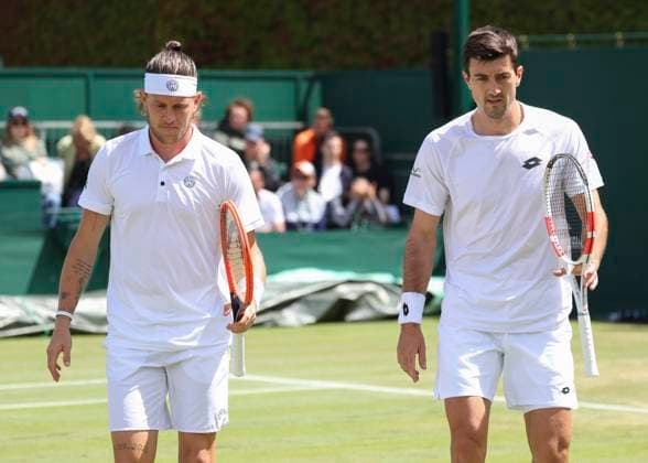 Sebastian Ofner Sam Weissborn, Herren Doppel Tennis - Wimbledon 2021 - Grand Slam ITF ATP, Tennis Herren WTA, Tennis Damen - AELTC - London - - Great Britain - 7 July 2024. Copyright: xJuergenxHasenkopfx