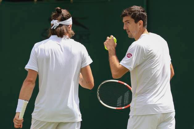 Sebastian Ofner Sam Weissborn, Herren Doppel Tennis - Wimbledon 2021 - Grand Slam ITF ATP, Tennis Herren WTA, Tennis Damen - AELTC - London - - Great Britain - 7 July 2024. Copyright: xJuergenxHasenkopfx