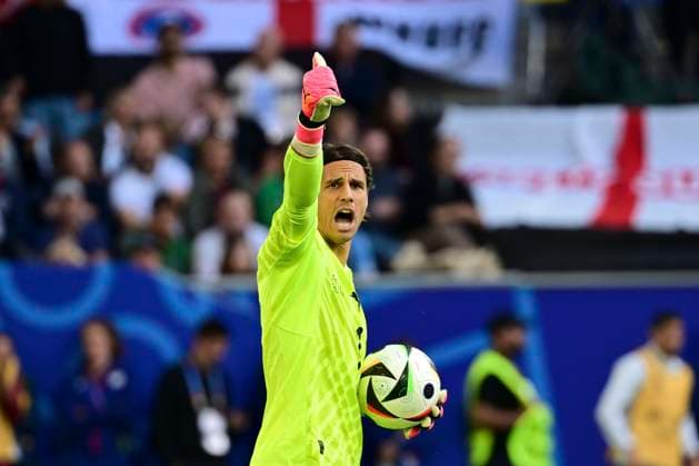 Yann Sommer 1 (Schweiz), England - Schweiz, Fussball, UEFA EURO, EM, Europameisterschaft,Fussball 2024, Viertelfinale, 06.07.2024 Düsseldorf Nordrhein - Westfalen Deutschland