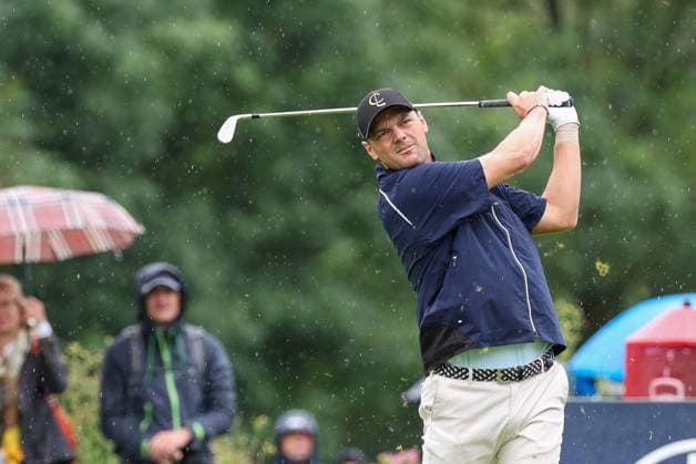 Martin Kaymer (GER) am Abschlag, Tee 8, BMW International Open 2024, Golf, DP World Tour, Herren, Finale, 07.07.2024 Moosinning Bayern Deutschland