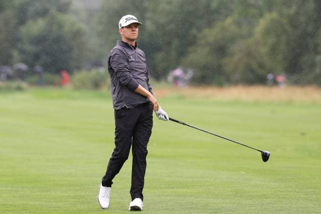 Jeremy Paul (GER), auf dem Fairway, BMW International Open 2024, Golf, DP World Tour, Herren, Finale, 07.07.2024 Moosinning Bayern Deutschland