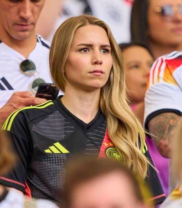 Anika Bissel, wife of Manuel Neuer, in the quarter final match GERMANY - SPAIN 1-2 n.V. of the UEFA European Championships 2024 on Jul 5, 2024 in Stuttgart, Germany.