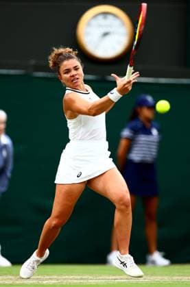 Sport Themen der Woche KW27 Sport Bilder des Tages Jasmine Paolini of Italy. Wimbledon Tennis Championships, Day 7, The All England Lawn Tennis and Croquet Club, London, UK - 07 Jul 2024  Copyright: xJamesxMarsh Shutterstockx 14575060bt