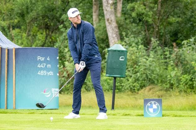 Jens Dantorp am Abschlag 3, BMW International Open 2024, Golf, 07.07.2024 Muenchen Bayern Deutschland