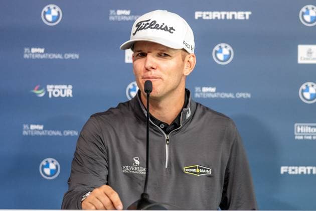 Jeremy Paul im Interview, BMW International Open 2024, Golf, 07.07.2024 Muenchen Bayern Deutschland