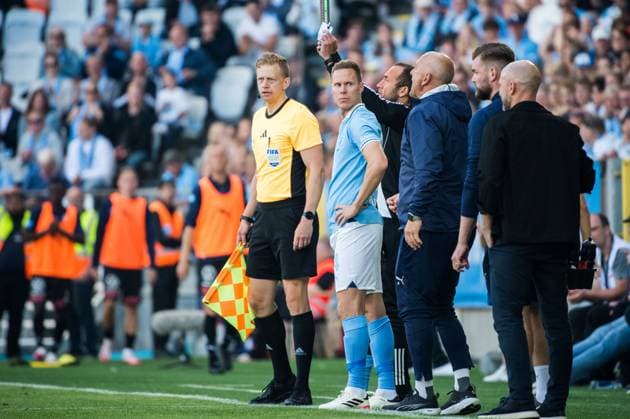 240707 Malmö FFs Niklas Moisander under fotbollsmatchen i Allsvenskan mellan Malmö FF och Halmstad den 7 juli 2024 i Malmö. Copyright: CHRISTIANxÖRNBERG BB240707CO057