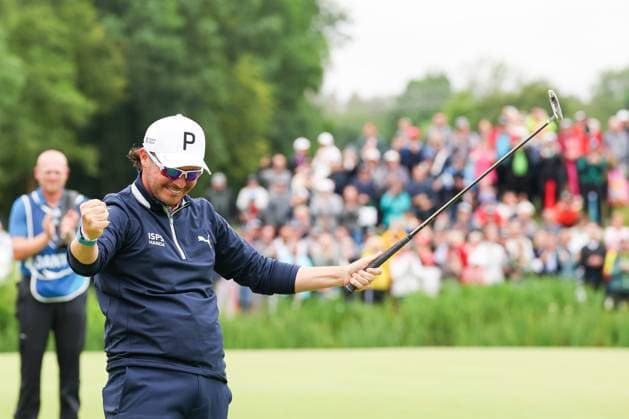 Sieger der 35. BMW International Open, Ewen Ferguson (SCO) beim Putten, BMW International Open 2024, Golf, DP World Tour, Herren, Finale, 07.07.2024 Moosinning Bayern Deutschland