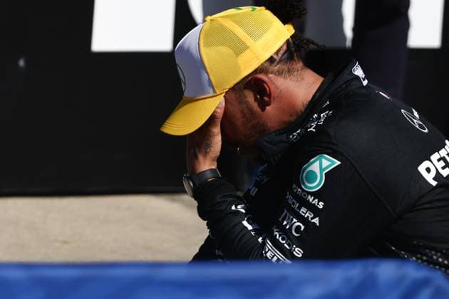 F1 British Grand Prix 2024 Lewis Hamilton of Mercedes after the Formula 1 British Grand Prix at Silverstone Circuit in Northampton, Great Britain on July 7, 2024. London United Kingdom  Copyright: xJakubxPorzyckix originalFilename:porzycki-f1britis240707_npkfq.jpg