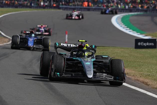 44 Lewis Hamilton (GBR, Mercedes-AMG Petronas F1 Team), F1 Grand Prix of Great Britain at Silverstone Circuit on July 7, 2024 in Silverstone, Great Britain. (Photo by HOCH ZWEI) Silverstone Great Britain
