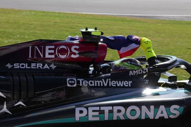 44 Lewis Hamilton (GBR, Mercedes-AMG Petronas F1 Team), F1 Grand Prix of Great Britain at Silverstone Circuit on July 7, 2024 in Silverstone, Great Britain. (Photo by HOCH ZWEI) Silverstone Great Britain
