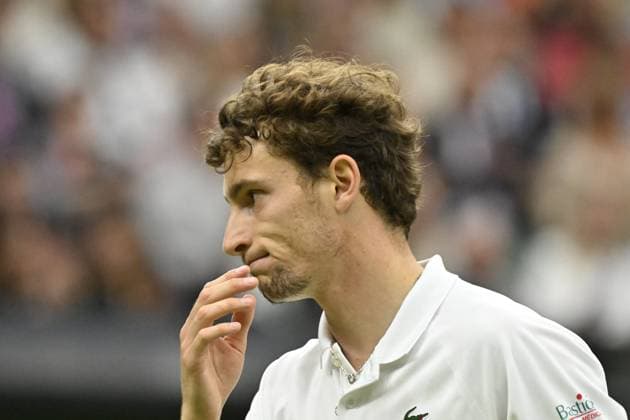 Tennis : Wimbledon 2024 - England - Ugo Humbert -France Tennis : Wimbledon 2024 - England - 07 07 2024 ChrysleneCaillaud Panoramic 