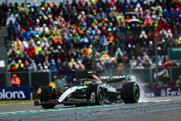 44 Lewis Hamilton (GBR, Mercedes-AMG Petronas F1 Team), F1 Grand Prix of Great Britain at Silverstone Circuit on July 7, 2024 in Silverstone, Great Britain. (Photo by HOCH ZWEI) Silverstone Great Britain