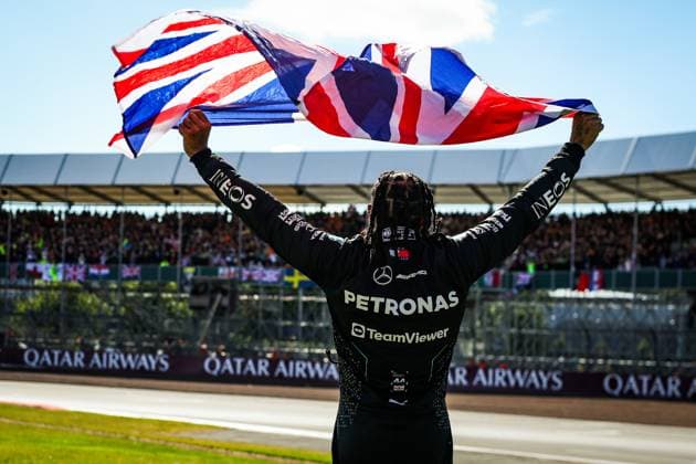 44 Lewis Hamilton (GBR, Mercedes-AMG Petronas F1 Team), F1 Grand Prix of Great Britain at Silverstone Circuit on July 7, 2024 in Silverstone, Great Britain. (Photo by HOCH ZWEI) Silverstone Great Britain